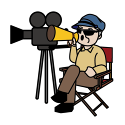 イラスト：映画監督