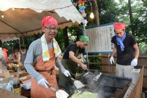 写真：焼きそばもプロ級です
