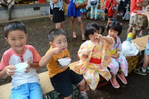 写真：カキ氷もおいしそうです