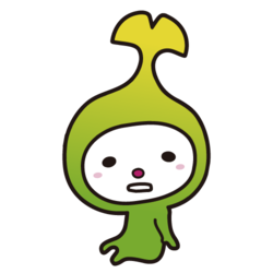 イラスト：ボヤボヤして座っているわこうっち