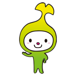 イラスト：正面を向いているわこうっち