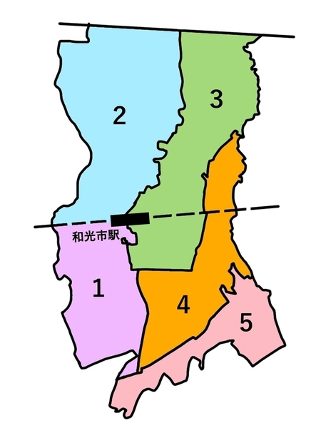 地図：自治会所在地