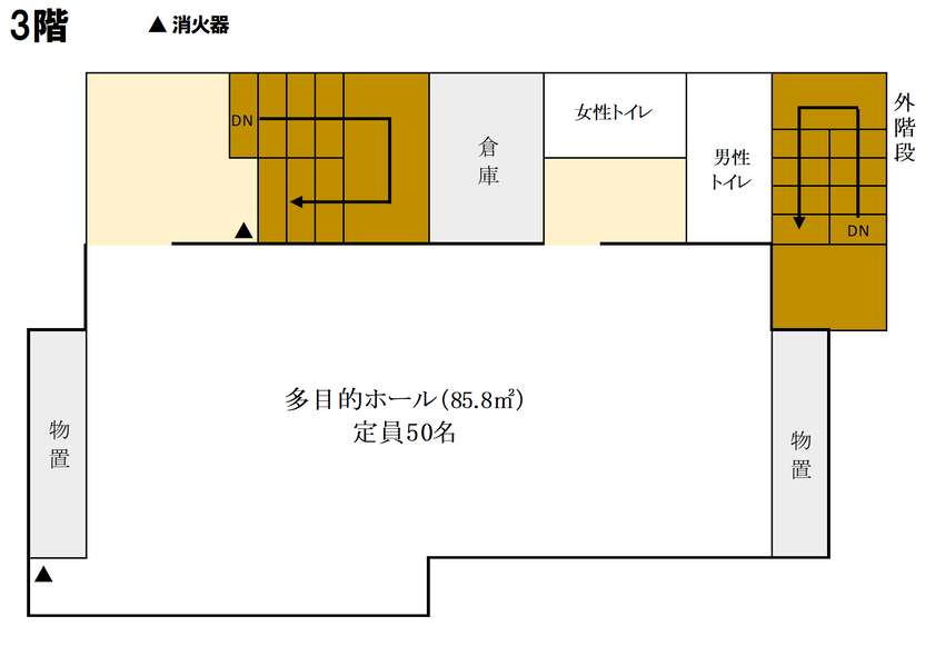 地図：3階案内図
