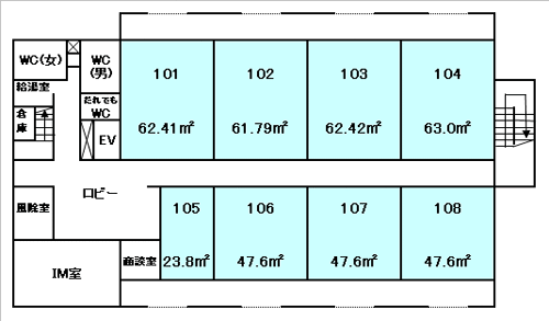 イラスト：1階平面図