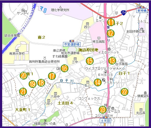 地図：庭先販売所