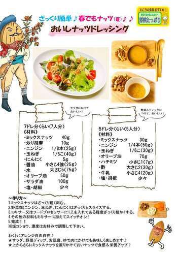 おいしナッツドレッシング