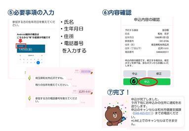 LINE申込方法