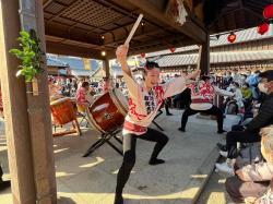 写真：「太鼓櫓」会場で演奏の様子2