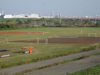 写真：荒川河川敷