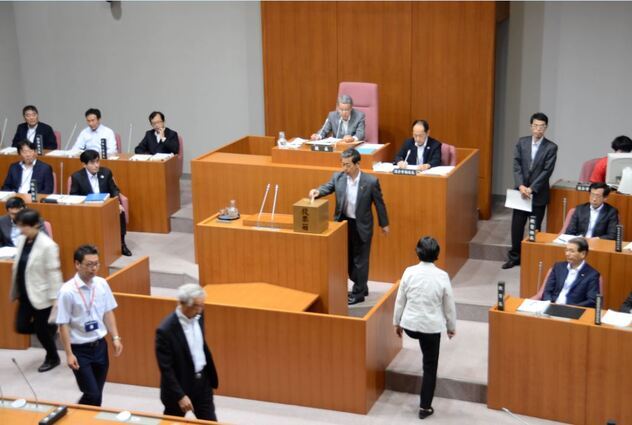 写真:議会の様子