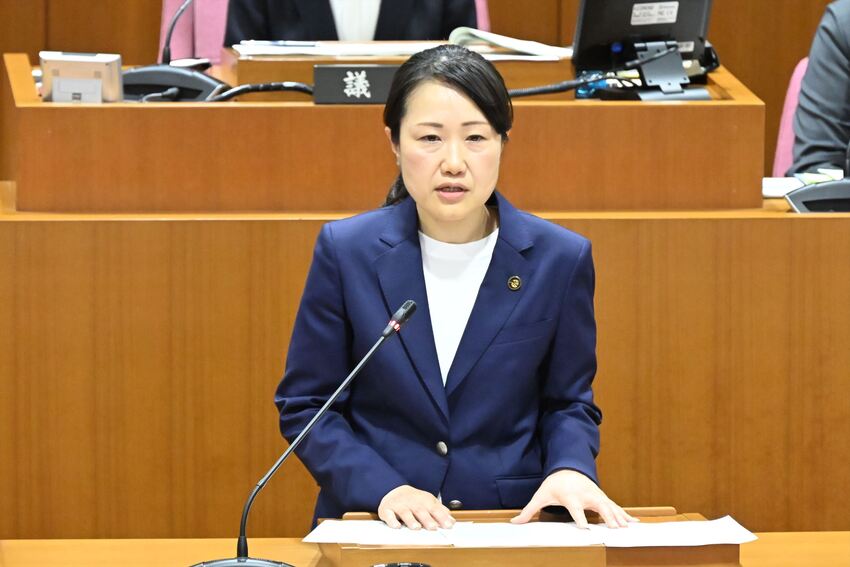 写真：市長所信表明