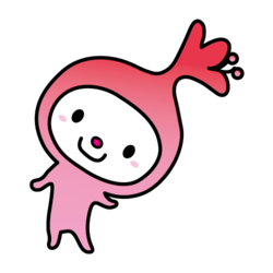イラスト：右に傾くさつきちゃん