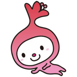 イラスト：左に飛んでいるさつきちゃん