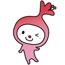 イラスト：右ウィンクしているさつきちゃん
