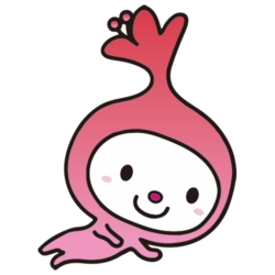 イラスト：右に飛んでいるさつきちゃん