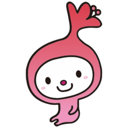 イラスト：座っているさつきちゃん