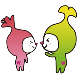 イラスト：ヒソヒソしているわこうっちとさつきちゃん