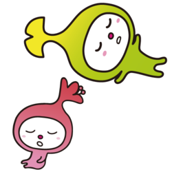 イラスト：お昼寝しているわこうっちとさつきちゃん