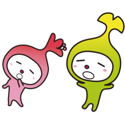 イラスト：あくびをしているわこうっちとさつきちゃん