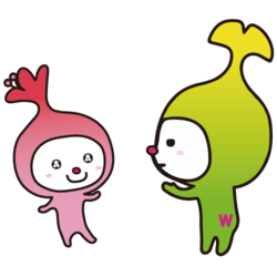 イラスト：おねだりするわこうっちとさつきちゃん