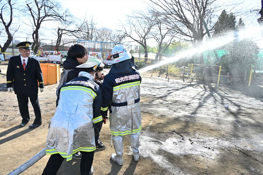 写真：和光市消防出初式