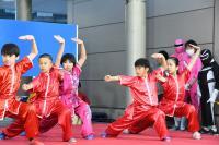 写真：子どもたちの少林寺演武