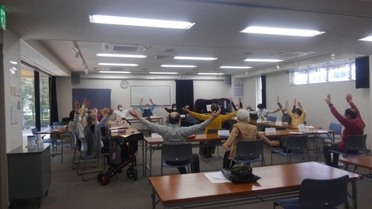 写真:サロンの様子