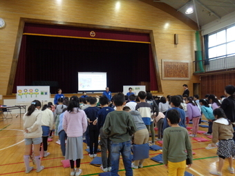 第3小学校での人権教室の様子