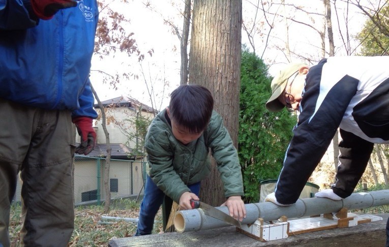 のこぎり体験