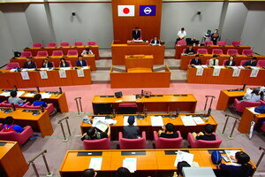 写真：模擬本会議の様子1