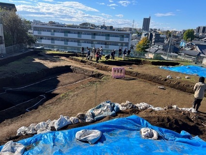 午王山18次発掘現場