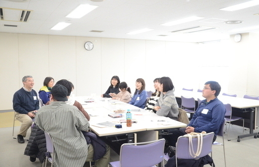 第2回盛り上げ隊会議広場チーム話し合い風景