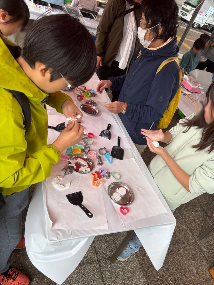 議会棟軒下体験ブース