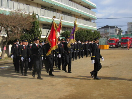 画像：和光市消防出初式