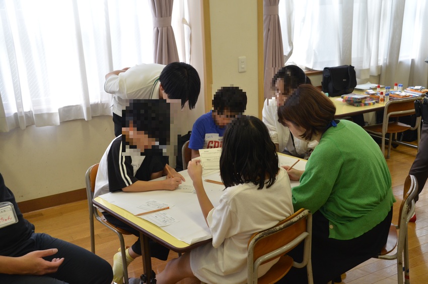 新倉児童館でのワークショップの様子①