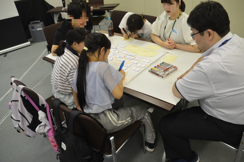 図書館本館でのワークショップの様子③