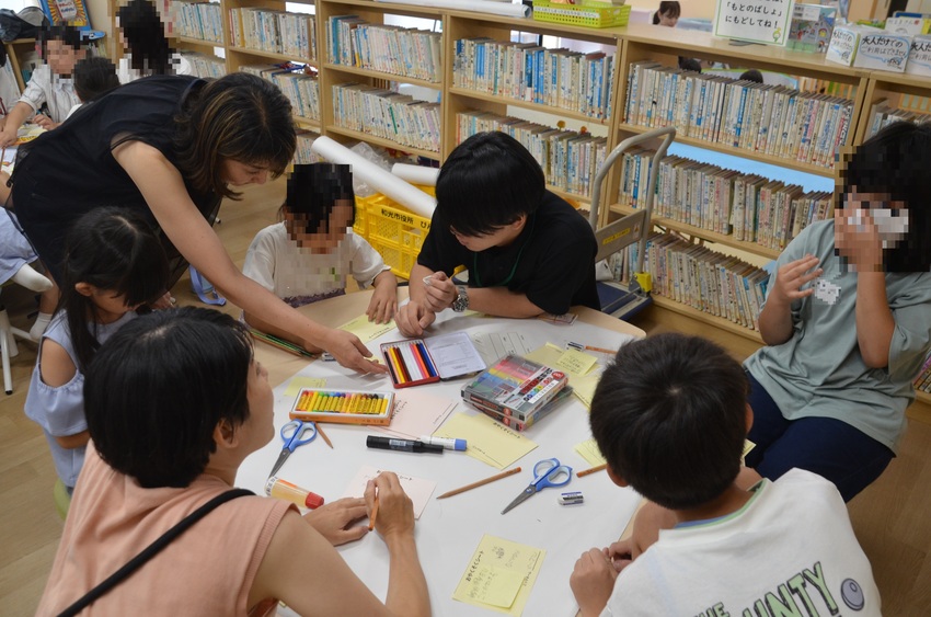総合児童センターわぴあでのワークショップの様子②