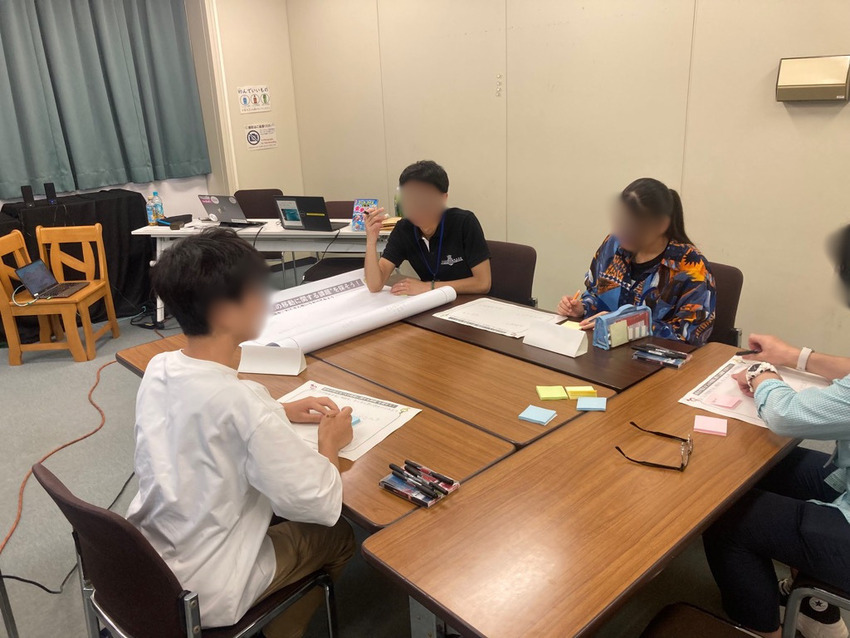 当日の中高生の講座の様子