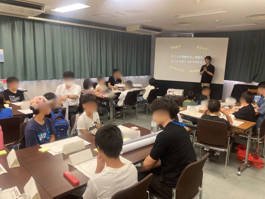 当日の小学生の講座の様子