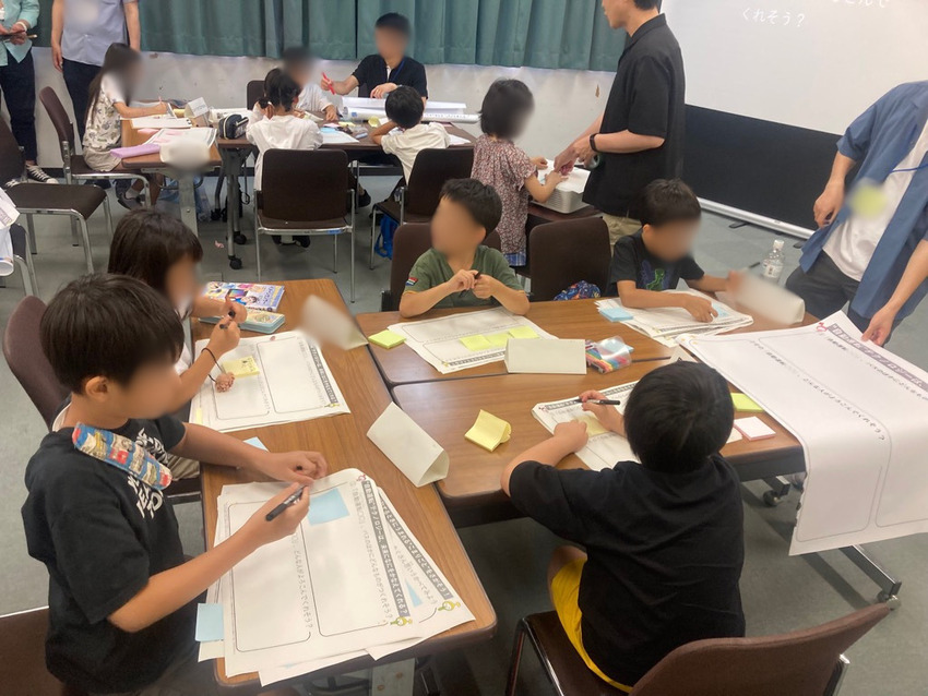 当日の小学生の講座の様子